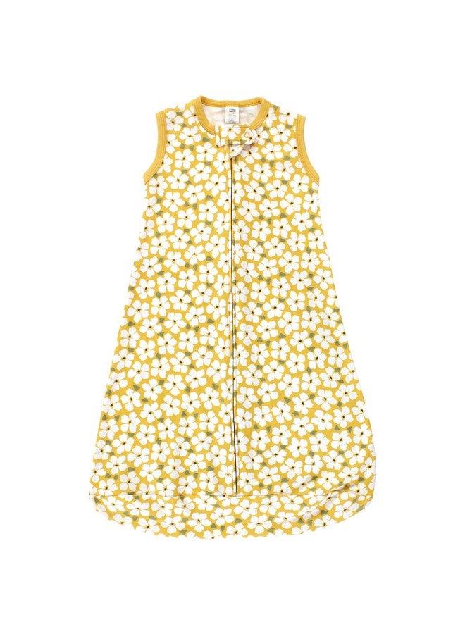 Hudson Baby Unisex Baby Cotton Wearable Sleeping Bag, Sack, Blanket, Sage Floral Sleeveless, 3-9 Months - Image 3