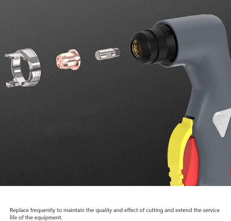 24 Piece Ipt40 Tip Electrode Kit, Plasma Cutter Tip Electrode Nozzle Bracket Cover Set For Cut 55Ds Pro Cut 65Ds, Brass Zinc Alloy Stainless Steel Material - Image 2