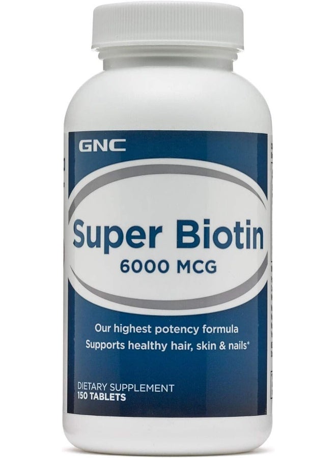 GNC Super Biotin 6000 Mcg - Image 1