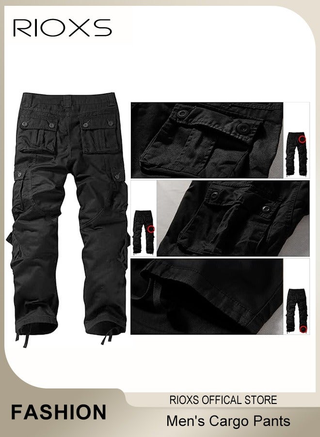Men's Cargo Pants, Breathable Sports Sweatpants, Mens Work Pants, Casual Athletic Jogger Trousers For Men, Comfy Elastic Waist Men Pants With Pockets, Classic Baggy Pant, Men's Trousers For Leisure Or Outdoor Activities