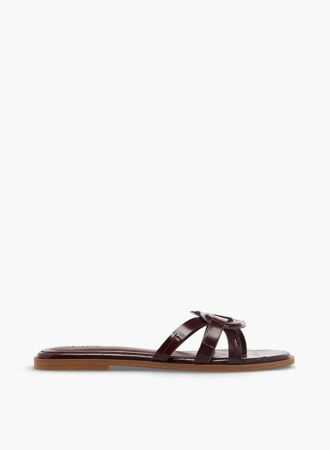 Celeste COGNAC Women Slip-On Sandals for Women | Best Price UAE