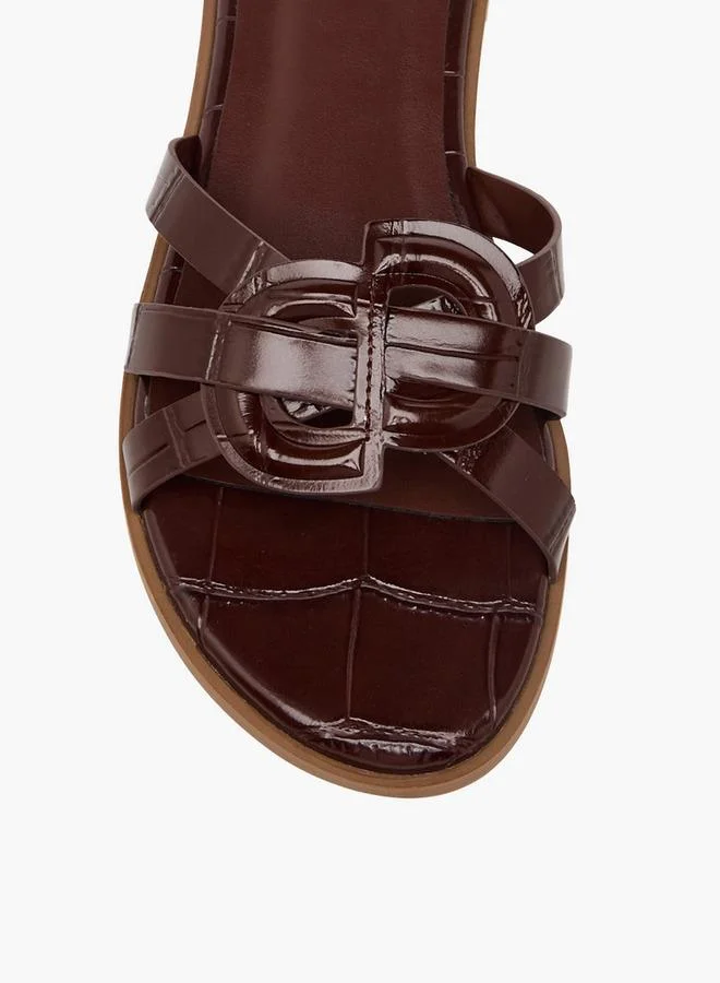 Celeste COGNAC Women Slip-On Sandals for Women | Best Price UAE