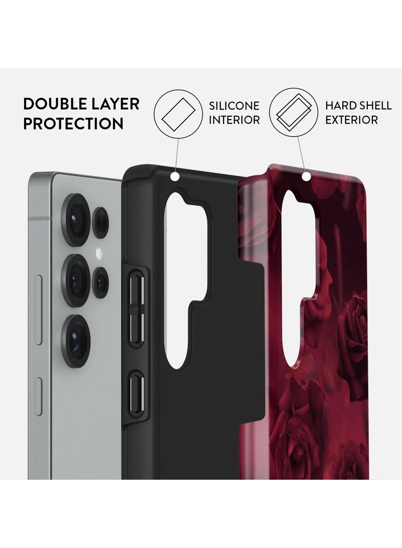 BURGA Samsung S25 Ultra Femme Fatale Premium Case Compatible with Hybrid Dual-Layer Hard Shell + Silicone Protection - Scratch-Resistant Shockproof Raised Bezel For Screen & Camera Protection Mobile Cover - Image 2