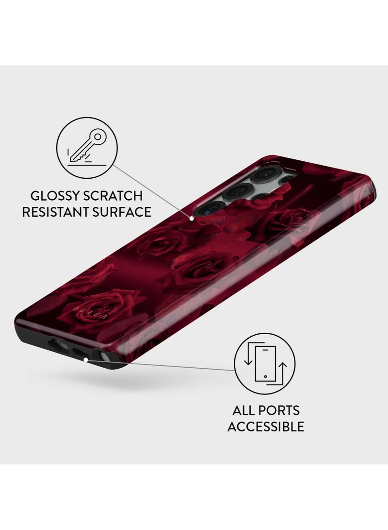 BURGA Samsung S25 Ultra Femme Fatale Premium Case Compatible with Hybrid Dual-Layer Hard Shell + Silicone Protection - Scratch-Resistant Shockproof Raised Bezel For Screen & Camera Protection Mobile Cover - Image 3