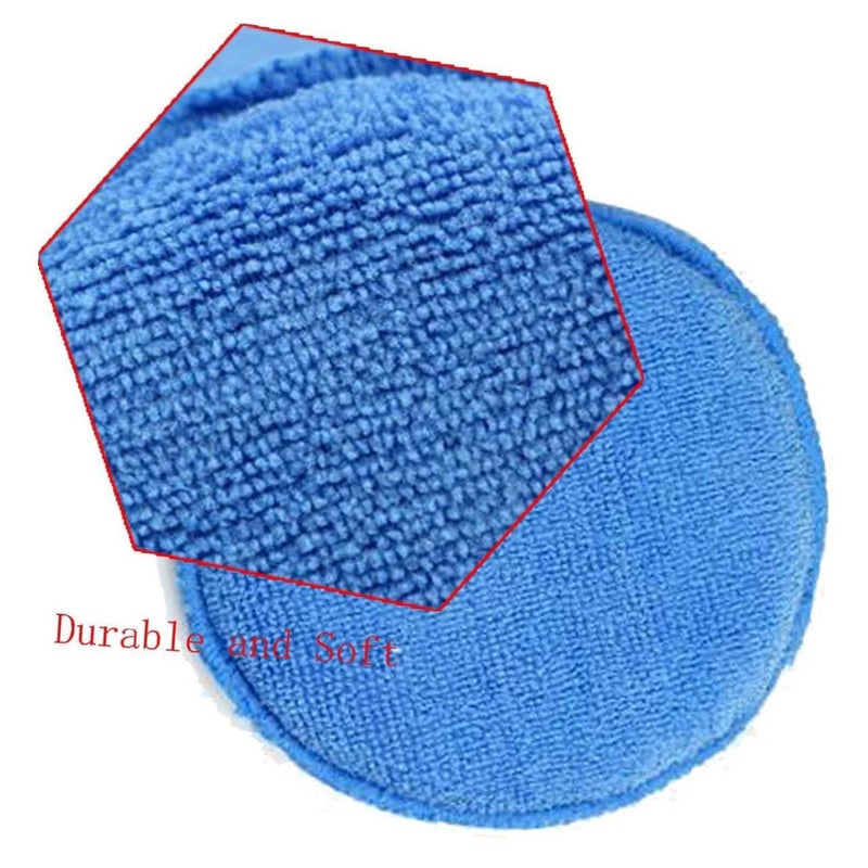 10 Pack Dual Sided Car Wax Applicator Pads for Polishing and Cleaning Vehicles - Image 5