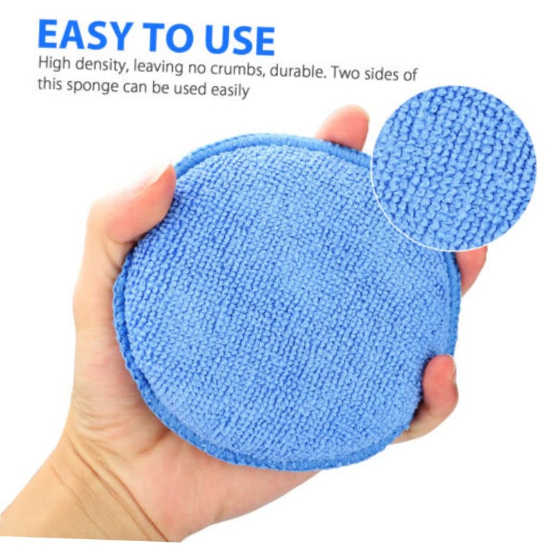 10 Pack Dual Sided Car Wax Applicator Pads for Polishing and Cleaning Vehicles - Image 4