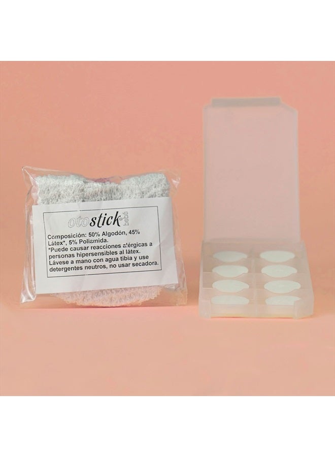 Otostick Bebe Corrector de Orejas Protuberantes para Bebes - 8 Unidades con Gorra de Proteccion - Soporte Ortopedico para la Correccion Permanente - Image 2