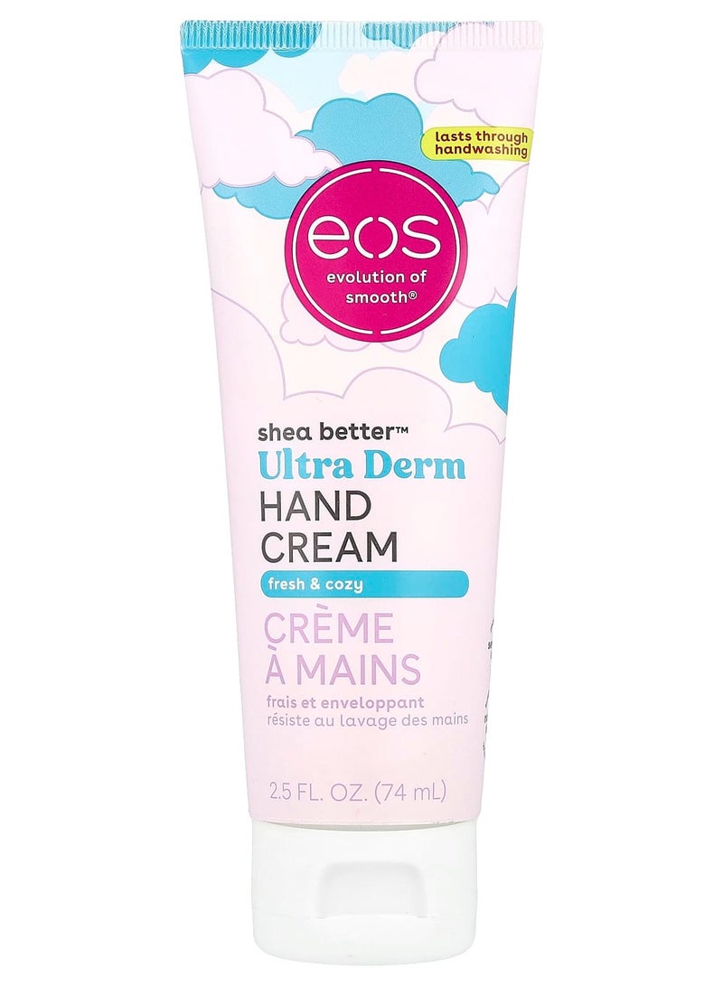 EOS, Shea Better™, Ultra Derm Hand Cream, Fresh & Cozy, 2.5 fl oz (74 ml) - Image 1