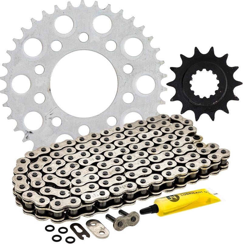 NICHE Drive Sprocket Chain Combo for Honda Nighthawk 750 CB750 Front 14 Rear 38 Tooth 525V O-Ring 110 Links - Image 1