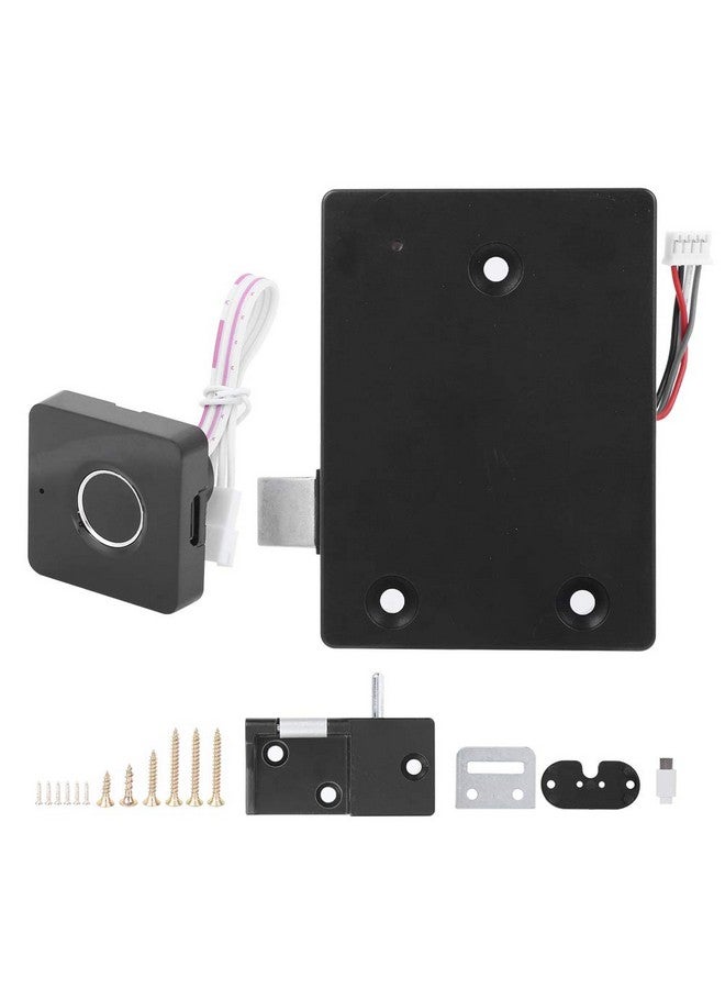 Simlug Biometric Fingerprint Smart Lock Security USB Rechargeable Cabinet Drawer Door - Image 4