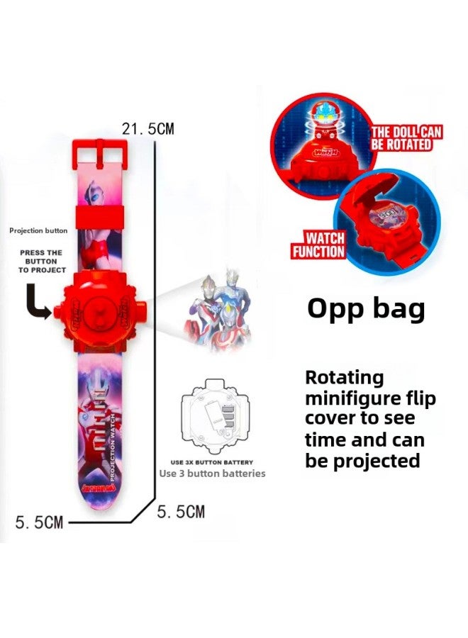 Sanrio Kurome Projection Watch Cinnamon Dog Hello Kitty Kt Melody Projector Watch Toy Watch-Color: Rotating Projection + Time Ultra - Image 1