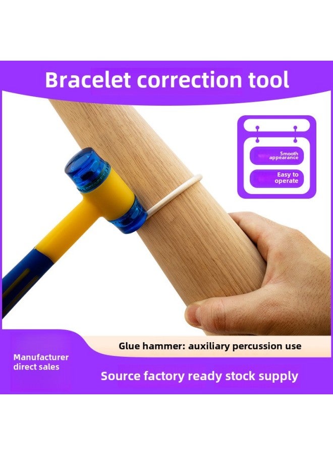 Plastic Bracelet Stick Bracelet Wooden Stick Measurement Wooden Stick Plastic Expansion Correction Repair Wrist Size Size Tool-Model:Measuring Bracelet Round Short Wooden Stick  - Image 4