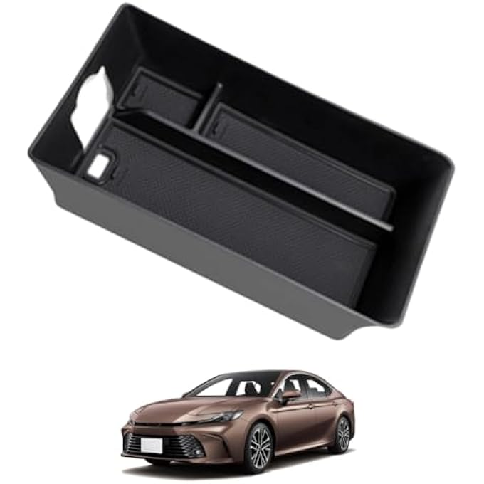 Center Console Armrest Organizer For Toyota Camry 2025 2026  Custom Fit Armrest Storage Tray With Nonslip Liner  Organizer For Armrest Storage  Camry Lesexlexse Interior Accessories - Image 1