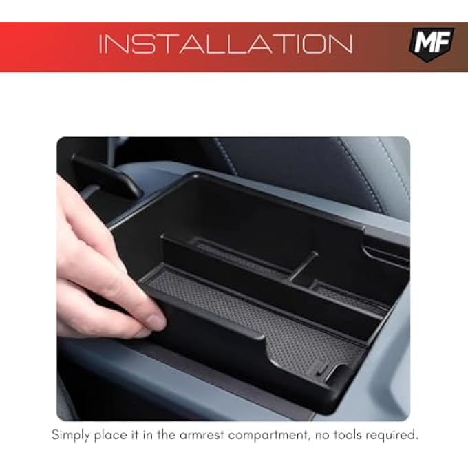 Center Console Armrest Organizer For Toyota Camry 2025 2026  Custom Fit Armrest Storage Tray With Nonslip Liner  Organizer For Armrest Storage  Camry Lesexlexse Interior Accessories - Image 4