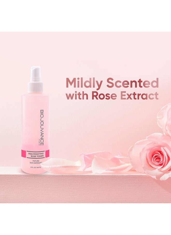 BIO JOUVANCE PARIS Rejuvenating Rose Toner Spray 8Oz / 240Ml For Mature/Sun Damaged Skin Ph Balancing Alcoholfree Gentle Hydrating Face Toner Daily Facial Skin Care Made In France  - Image 4