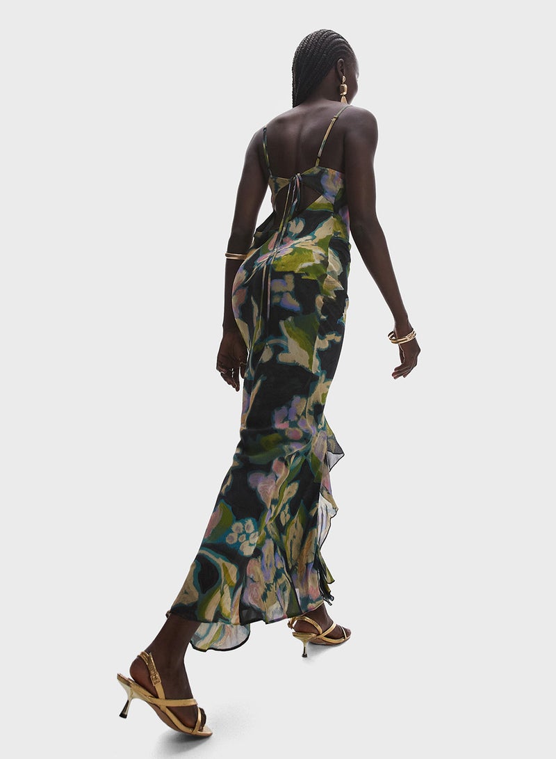 TOPSHOP Floral Slip Dress - Image 2