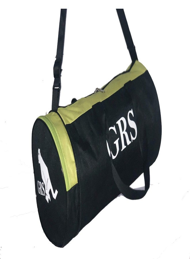 مجموعة GRS® Power_32 لتمديد العضلات وتقوية العضلات، وحقيبة رياضية للرجال والنساء (أخضر وأسود)، وحامل تمارين الضغط المصنوع من الفولاذ القوي، وحبل القفز (أسود) (مجموعة كاملة) - Image 5