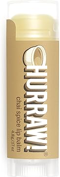 Hurraw Chai Spice Lip Balm Organic Certified Vegan Cruelty and Gluten Free NonGMO 100 Natural Ingredients Bee Shea Soy and Palm Free Made in USA - Image 1