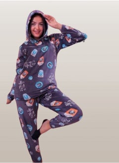 MANIKAN Velvet women's winter pajama-With a distinctive hood with a soft feel  - Image 4