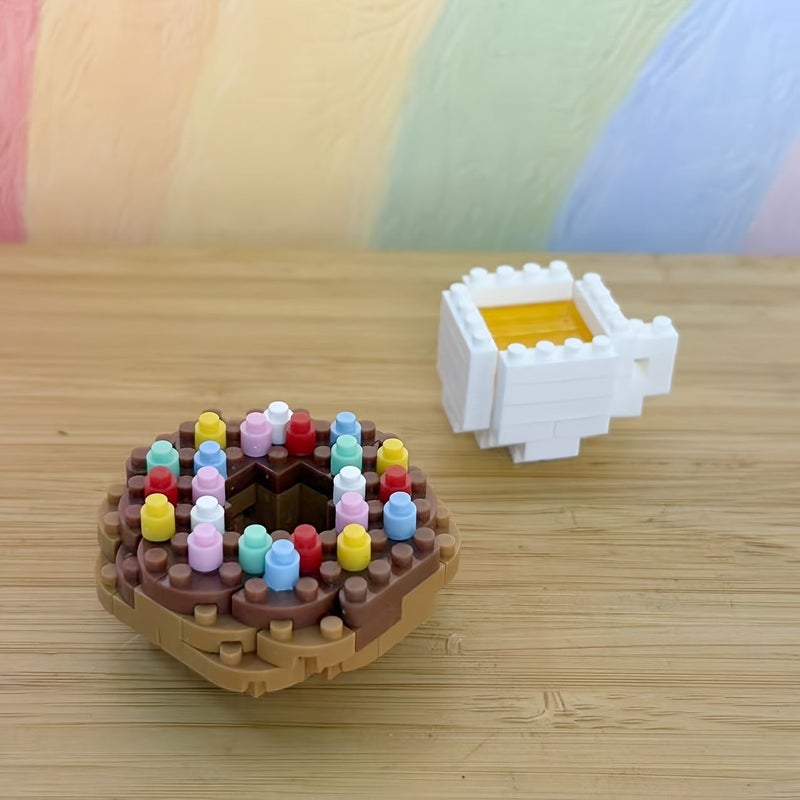Sweet Lollipop Building Block Tea Sets Model Three Dimensional Assembly Educational Toy Enjoyable Construction Fun Birthday Or Christmas Gift - Image 5