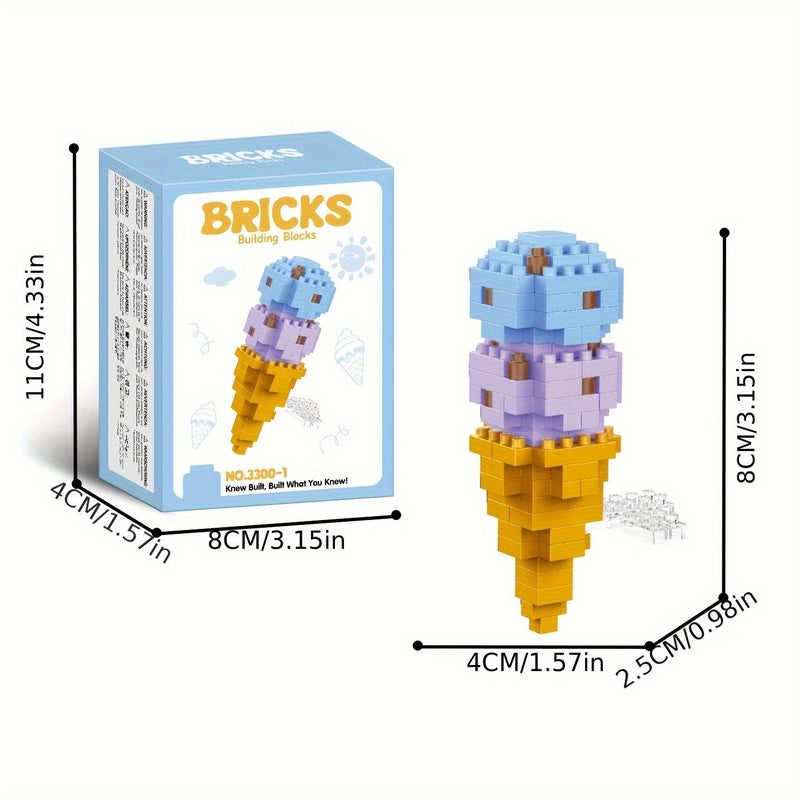Sweet Lollipop Building Block Tea Sets Model Three Dimensional Assembly Educational Toy Enjoyable Construction Fun Birthday Or Christmas Gift - Image 2
