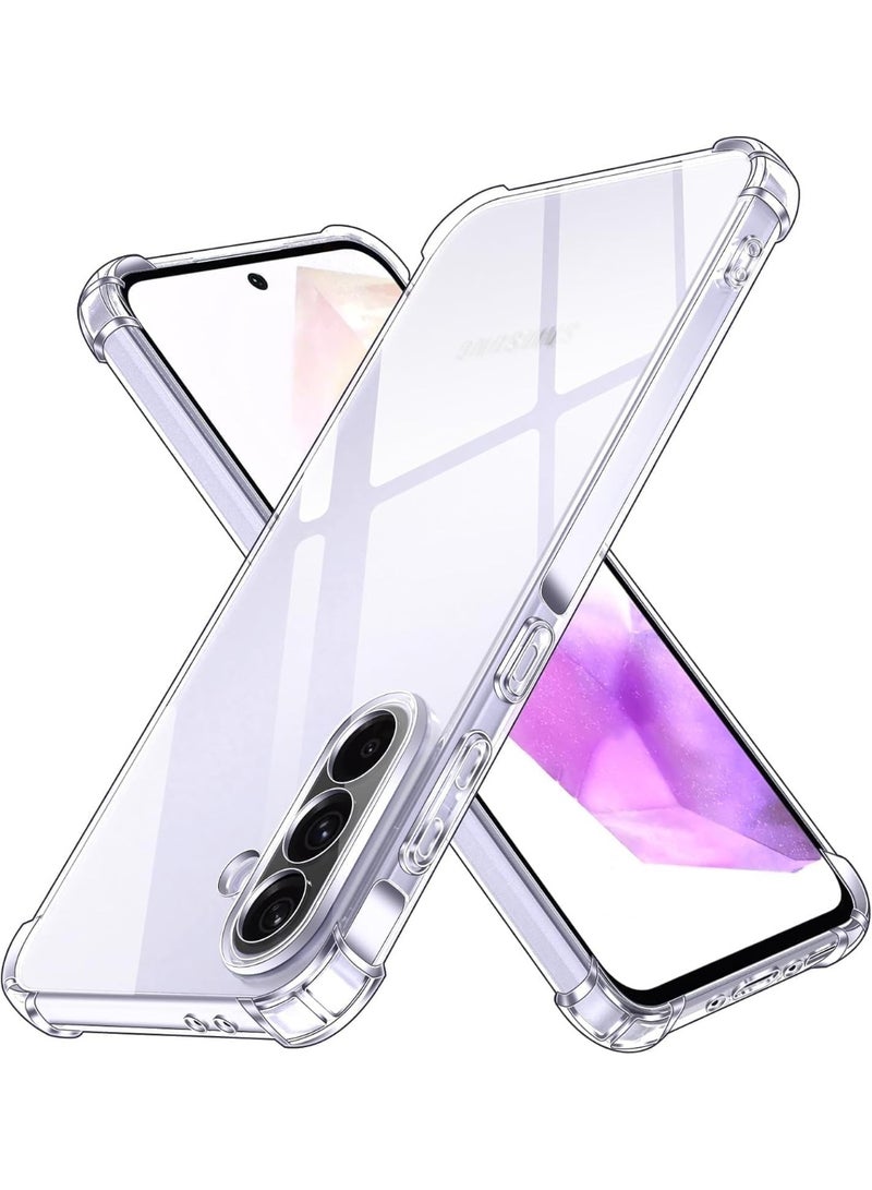 Case for Samsung Galaxy S26 5G Cover Case soft TPU Transparent Silicone Gel Back Protective Case shock Absorbent Reinforced Bumper Corners for S26 Clear 5G - Image 1