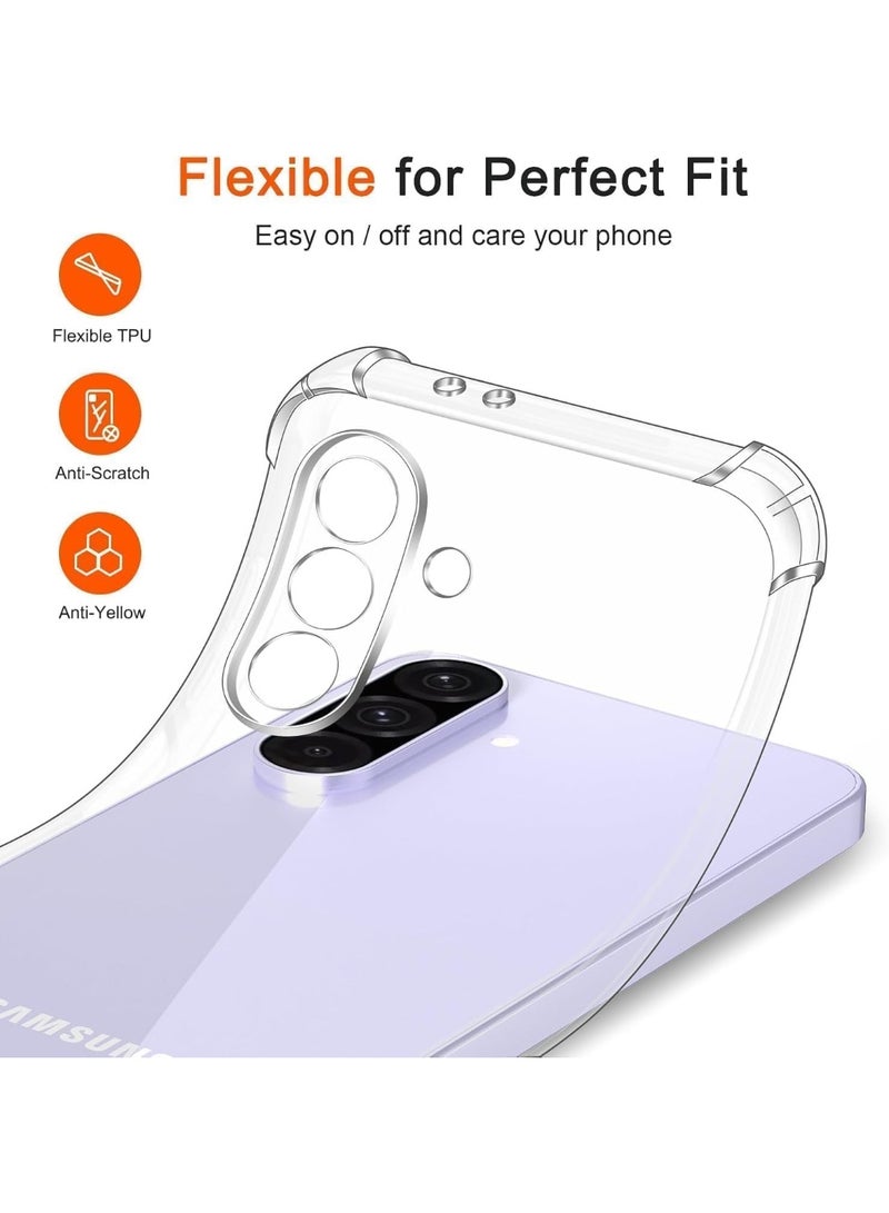 Case for Samsung Galaxy S26 5G Cover Case soft TPU Transparent Silicone Gel Back Protective Case shock Absorbent Reinforced Bumper Corners for S26 Clear 5G - Image 2