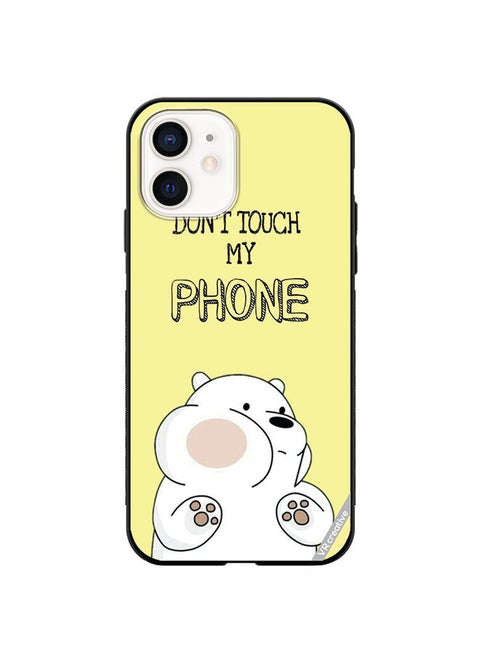 Protective Case Cover For Apple iPhone 11 Dont Touch My Phone Design Multicolour