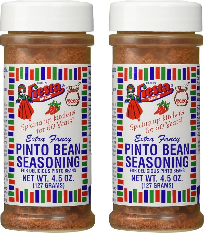 Fiesta Bolner's Pinto Bean Seasoning - 4.5 oz Shaker (Pack of 2) - Image 1