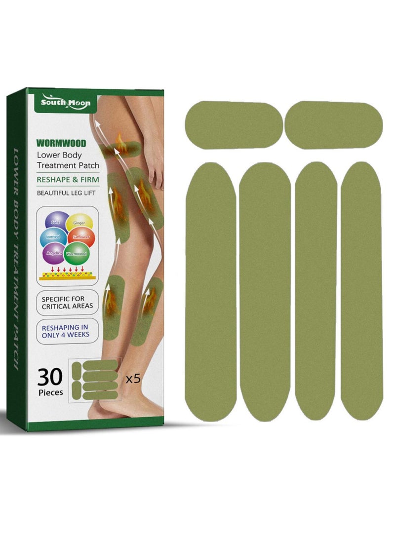 SOUTH MOON - Patches to Reduce Cellulite, Firming & Cellulite Reducing Thigh Patch，Wormwood Leg Patch, Thigh Lifting and Sculpting Patch for Men and Women - Image 1
