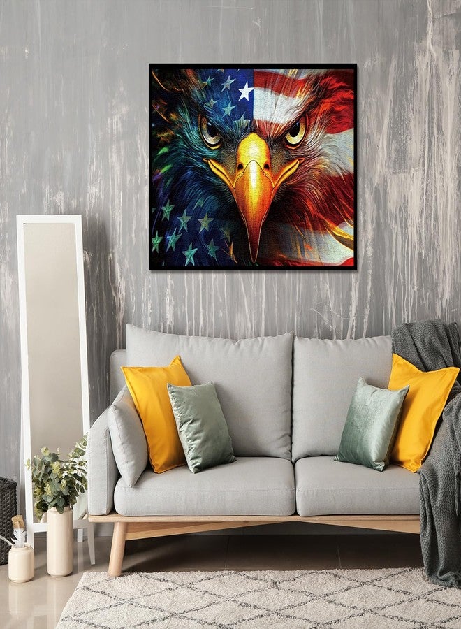 PPuzzling American Flag Eagle Puzzles for Adults 1000 Pieces, USA Patriotic Faith Jigsaw Puzzle, Vintage Bird Art Puzzles as Home Decor - Image 5