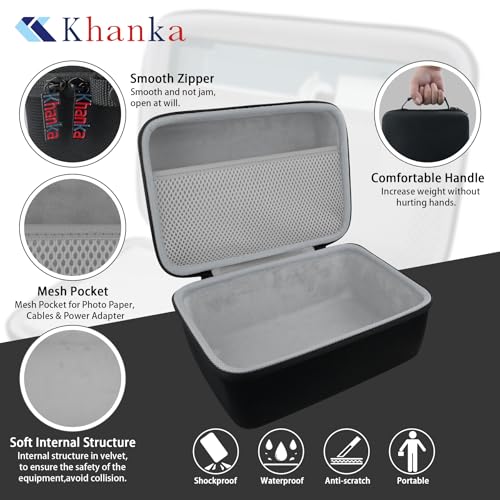 khanka Case Compatible with M100 M200 Liene 4x6'' Photo Printer, Wi-Fi Picture Printer,Case Only - Image 4