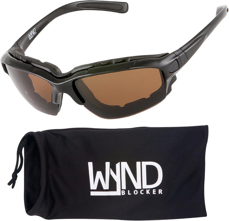WYND Blocker Motorcycle Riding Glasses Extreme Sports Wrap Sunglasses - Image 1