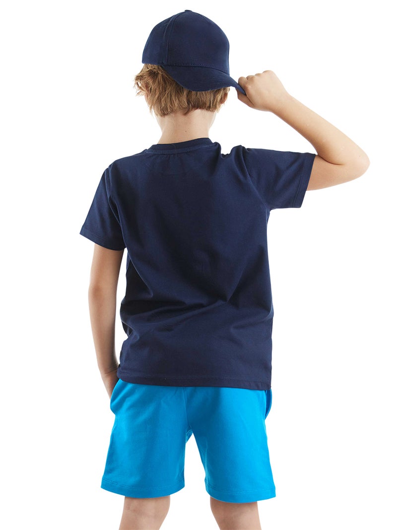 Denokids Shark Surf Boy T-shirt&Shorts Set - Image 2