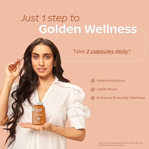 Arth Premium Kesar Saffron Beauty Capsules | Skin Glow, Radiance & Mood Support | Beauty & Wellness Supplement | 30 Veg Capsules - Image 5