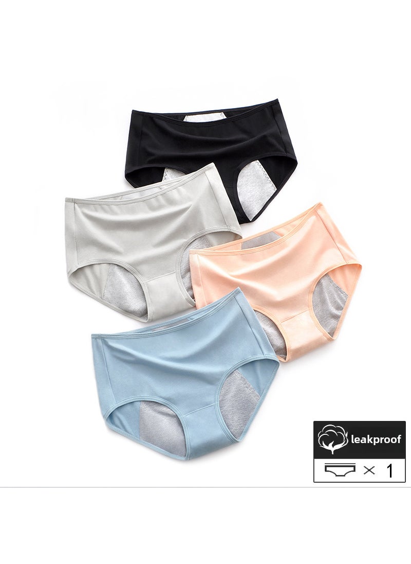 Generic Cotton Menstrual Panties Mid-Waist Leakproof Breathable Pink  - Image 2