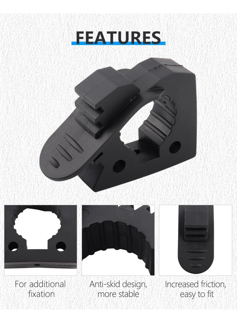 SOLARAE Hi-Lift Jack Handle Keeper Shovel Holder Mount, 4 Pack Rubber Clamp Rubber Holder, Mount Quick, Release Clamp, Mount Bracket Fits 1-1/7'' to 1-3/7'' Diameter Tools - Image 2