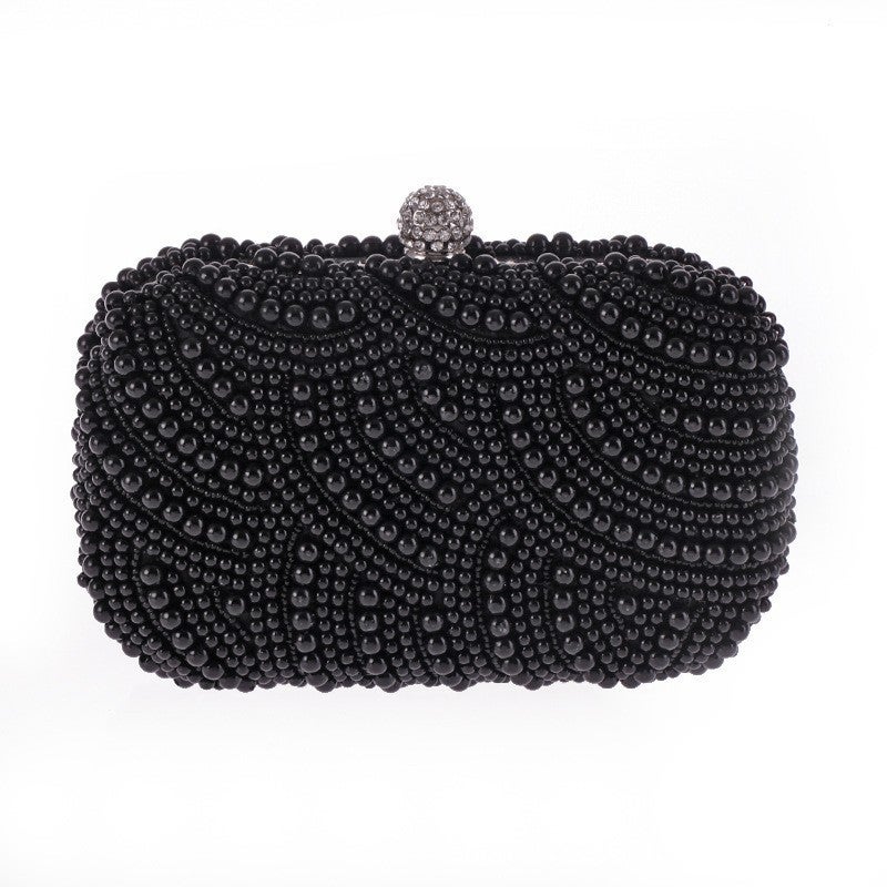 Women'S Bag Exquisite Evening Party Bag Pearl Bag Clutch Bag Beaded Fashion Joker 6958-01 Fashion Bag - Image 5