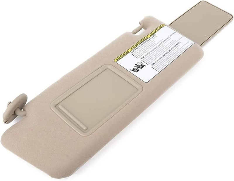 Wivplex Beige Left Driver Side Sun Visor for Toyota Tacoma 2005-2012 - Image 4