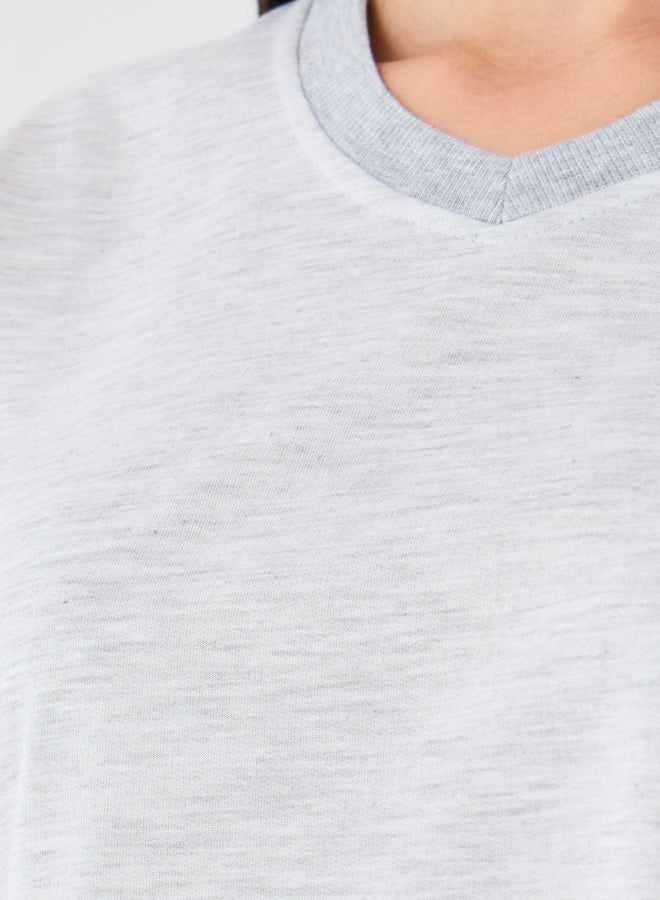 Take Two Take Two Graphic Print Round Neck T-Shirt and Maxi Skirt Co-Ords  - Image 4