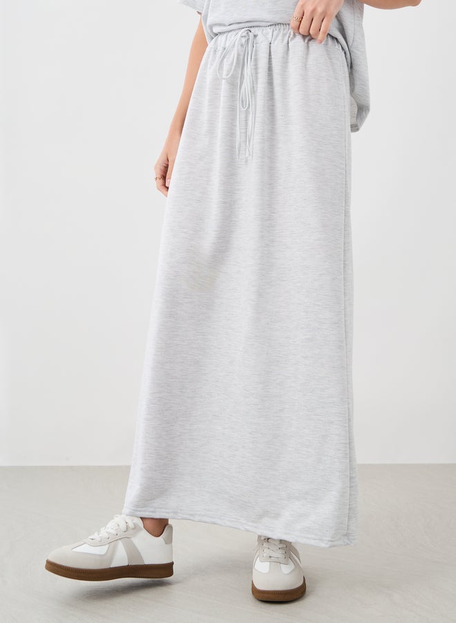 Take Two Take Two Graphic Print Round Neck T-Shirt and Maxi Skirt Co-Ords  - Image 5