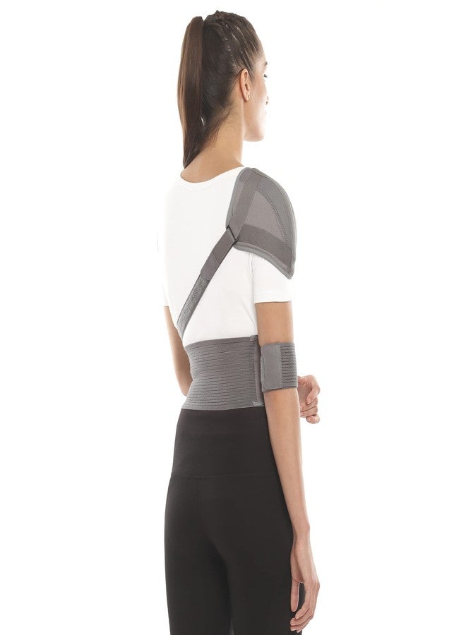 Romsons Elastic Shoulder Immobilizer With Support Brace- Arm Sling Used For Injuries By Men and Women - XXL - Image 3