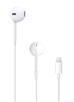Lightning Connector In-Ear Earphones With Mic White