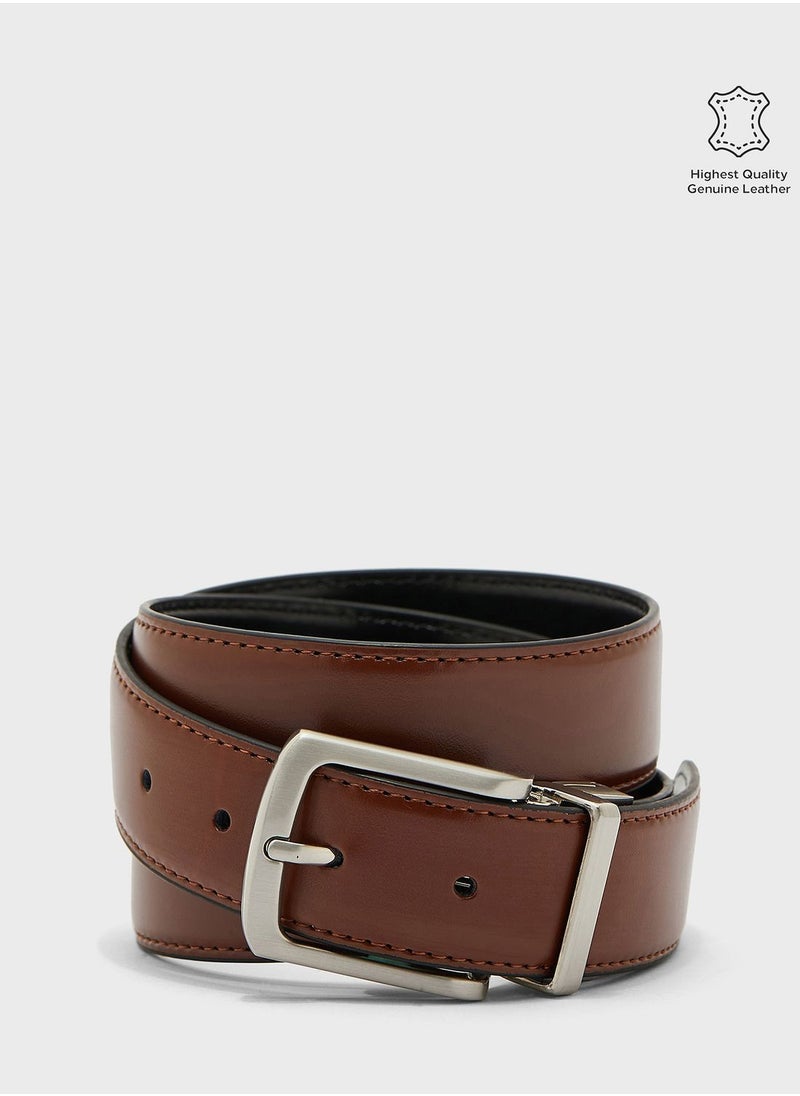 Robert Wood Genuine Leather Reversible Belt  - Image 1
