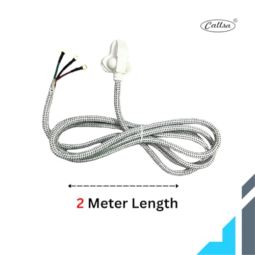 Callsa 2 Meter Iron Press Pure Copper Cable Cord, 3 Pin Top, 100% Pure Copper With Versatile Compatibility Suitable for Iron Presses (2M) - Image 4