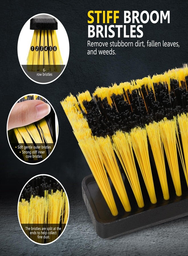 Masthome 24" Push Broom,Masthome Industrial Broom with Stiff Bristles,Outdoor Broom Heavy Duty and 55" Long Handle,Heavy Duty Broom Brush for Garage Yard Patio Warehouse Concrete Floor Cleaning - Image 3