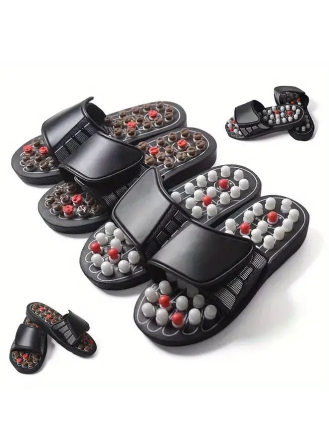 زوج مساج بني للمقاسات 38-39 لاسترخاء القدمين وتخفيف توتر العضلات - Image 2