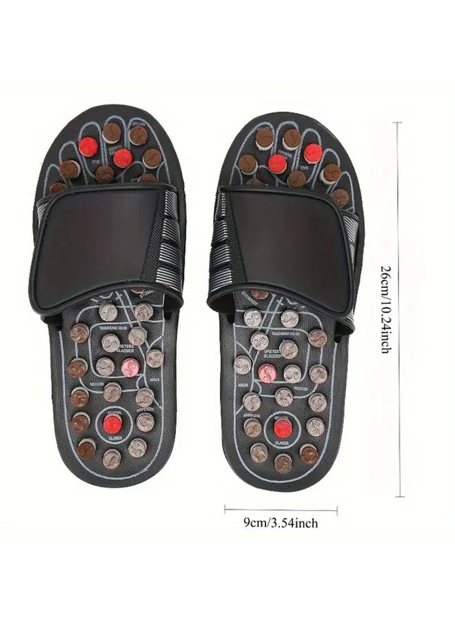 زوج مساج بني للمقاسات 38-39 لاسترخاء القدمين وتخفيف توتر العضلات - Image 4