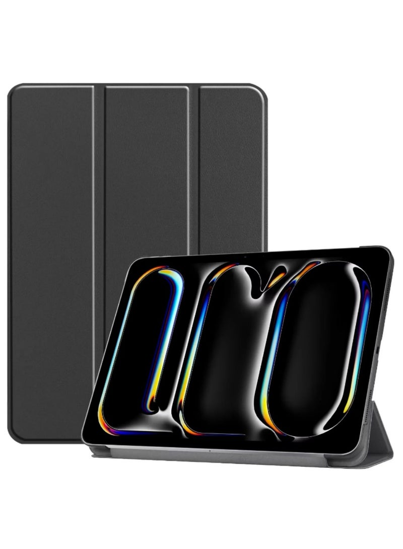 1pcs Funda For iPad Pro 11 2024 Case A2837 11" Trifold Magnetic Leather Hard Smart Cover For Coque iPad Air 11 2024 Case A2899 A2900 - Image 1