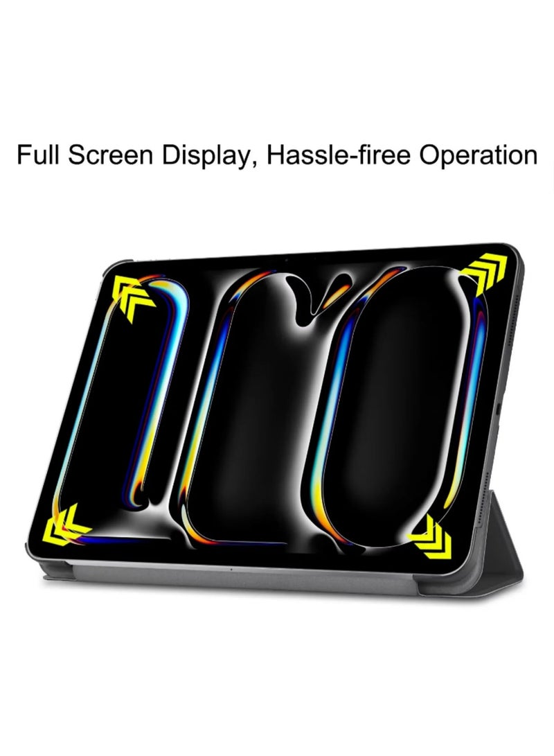 1pcs Funda For iPad Pro 11 2024 Case A2837 11" Trifold Magnetic Leather Hard Smart Cover For Coque iPad Air 11 2024 Case A2899 A2900 - Image 5